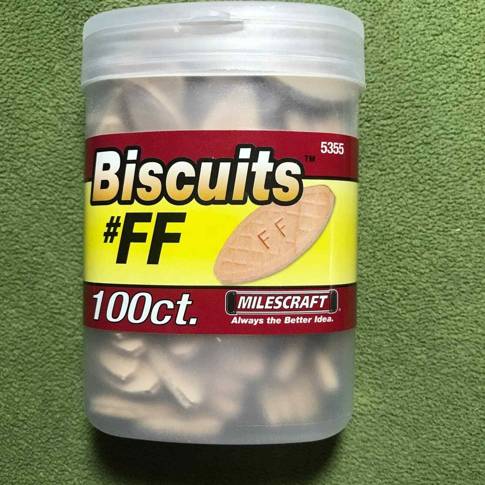 Milescraft Biscuits‎ In A Bottle 100 Ct. For Use In Wood Joining Woodworking